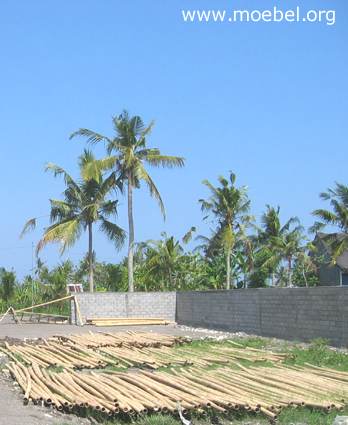 Rohre für Bambusmöbel