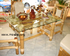 Tische aus Bambus, Esstische, Wintergärten
