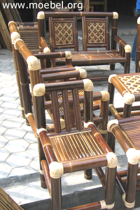 Bambusmöbel - Möbel aus schwarzem Bambus