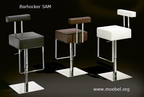 SAM - h�henverstellbarer Barhocker