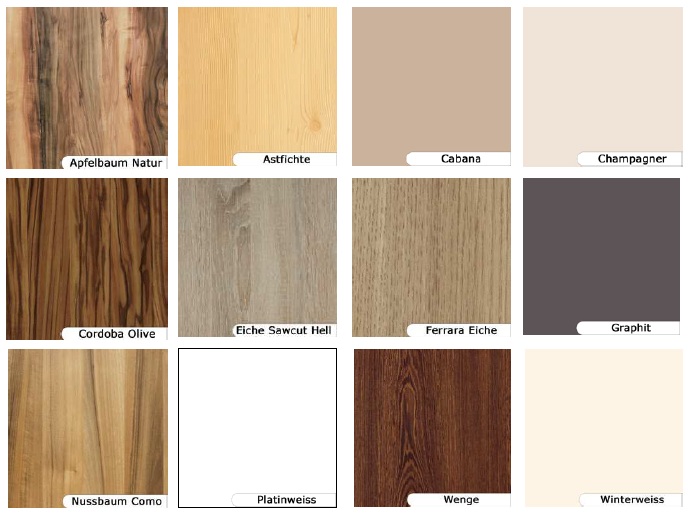 Furnierte spanplatten nach maß