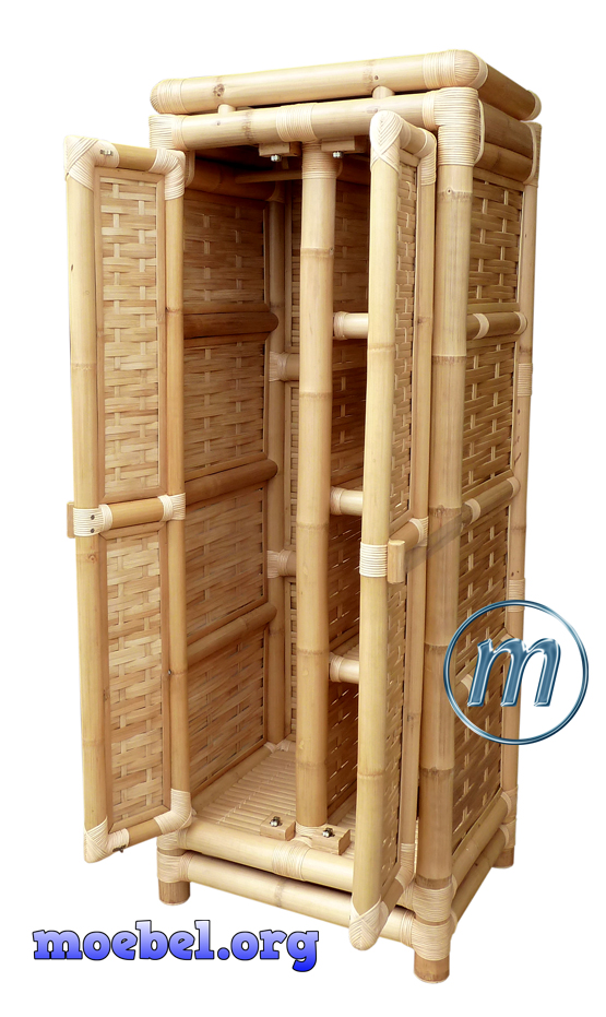 Bambus-Möbel, Kleiderschrank, Büroschrank, Wäscheschrank