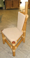 Sessel / Stühle / Bambusmöbel, Sessel / Stuhl aus Bambus (Esszimmer), gepolsterter Speisestuhl aus Bambus