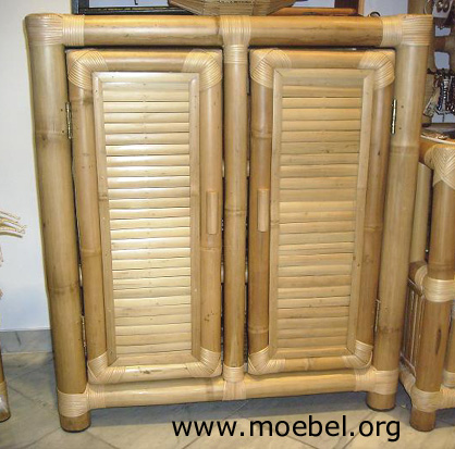Bambussschuhschrank, Kommode bzw. Highboard