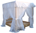 skybed, canopy bed, tester bed, four-poster bed