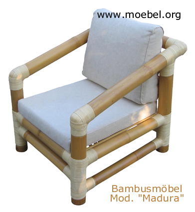 Sofa / Sessel / Fauteuil aus Bambus