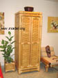 Bambusmöbel: Schrank aus Bambusrohr, Bambusmöbel, Schränke, Kommoden, Kasten für Schlafzimmer, Objektmöbel, Wellnessmöbel aus Bambus