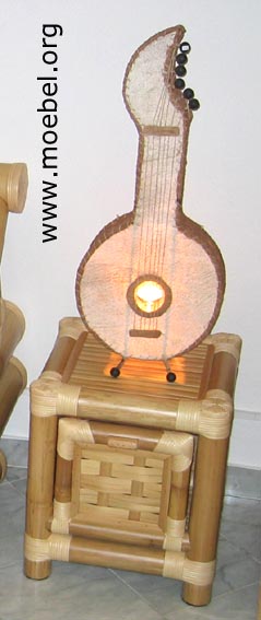 Gitarre als Lampe, Nachttischlampe, Deko-Lampe