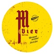 Logo-Tischplatte, Platte mit Firmenlogo