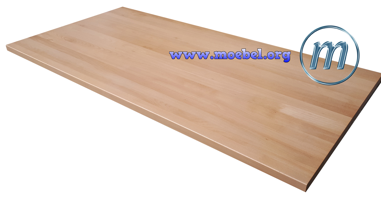 Tischplatte aus Holz, Massivholz
