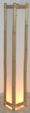Bambus Stehlampe, Stehlampe aus Bambus, mit Stoff, Bambusmöbel ---> www.bambusmoebel.at