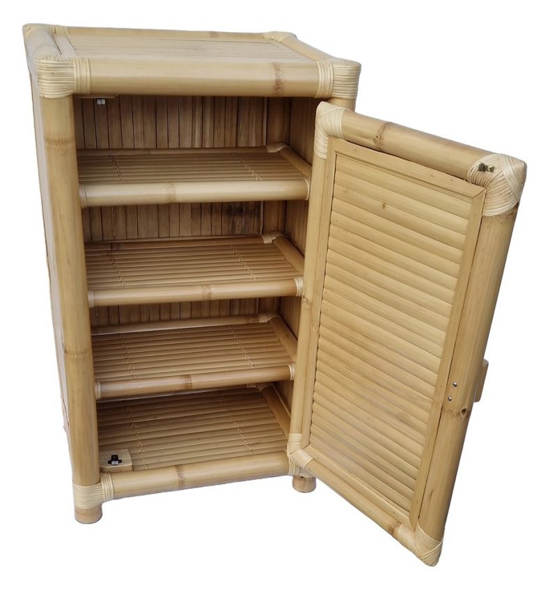 Bambuskommode, Bambusschrank Pintu Satu