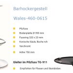 Gestell für Barhocker/ Barstuhl, Wales-460-0615