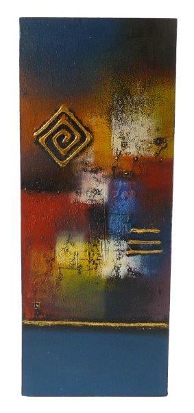 Malerei aus Indonesien, Kunstwerk aus Bali, 50x20cm, P1130455