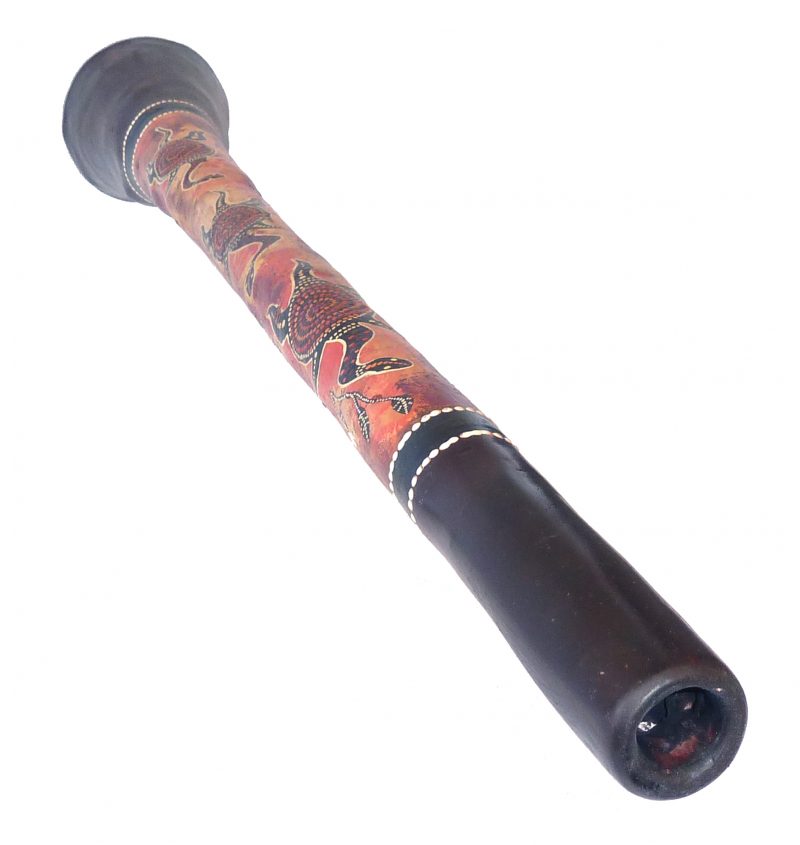 Didgeridoo bemalt (Design Schildkröten) Musikinstrument aus Holz