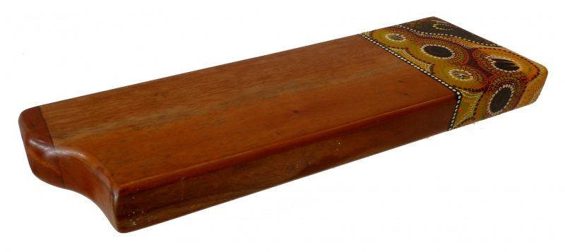 Didgeridoo aus Holz, Sonderform, bemalt, Musikinstrument