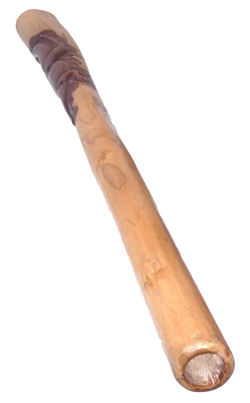 Didgeridoo mit Schnitzkunst, Känguru