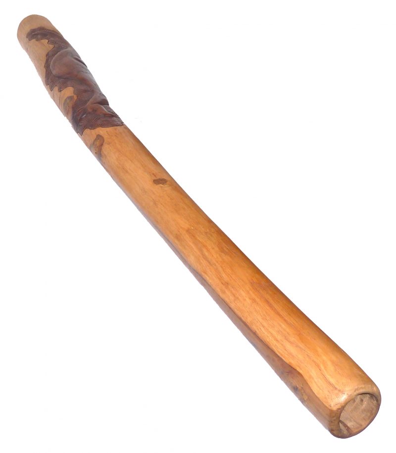 Didgeridoo mit Schnitzkunst, Känguru