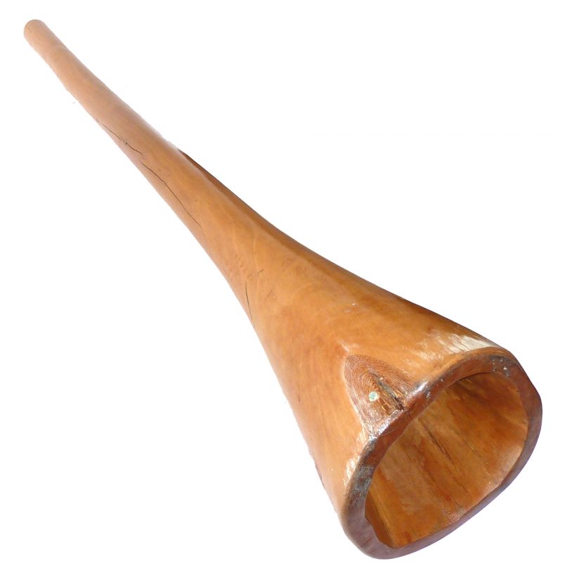 Didgeridoo aus Holz, Rhythmusinstrument