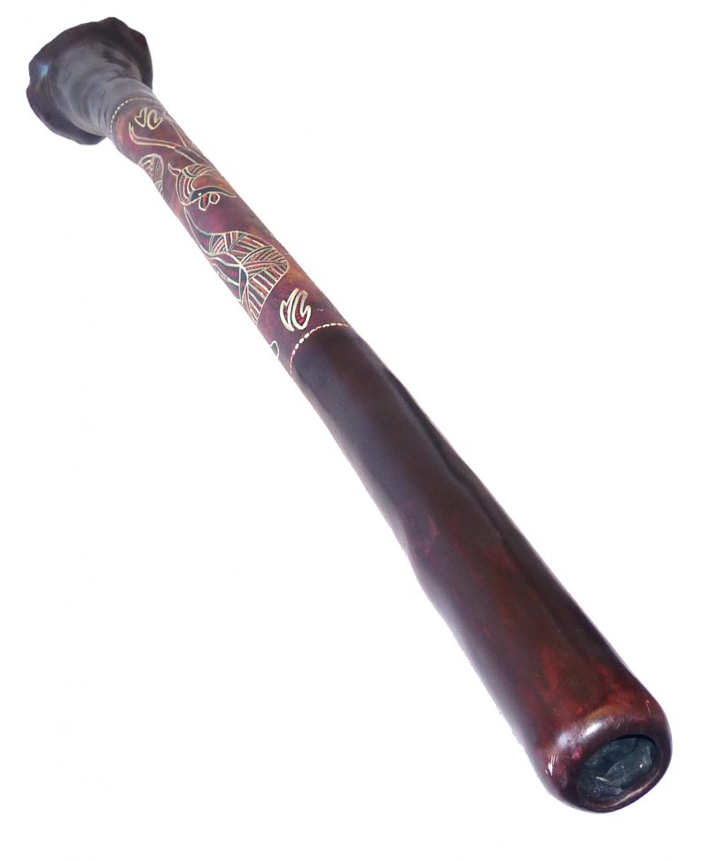 Bemaltes Didgeridoo aus Holz