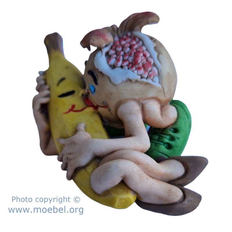 Paar a151-03 mit Banane, Coppia, Couple with banana
