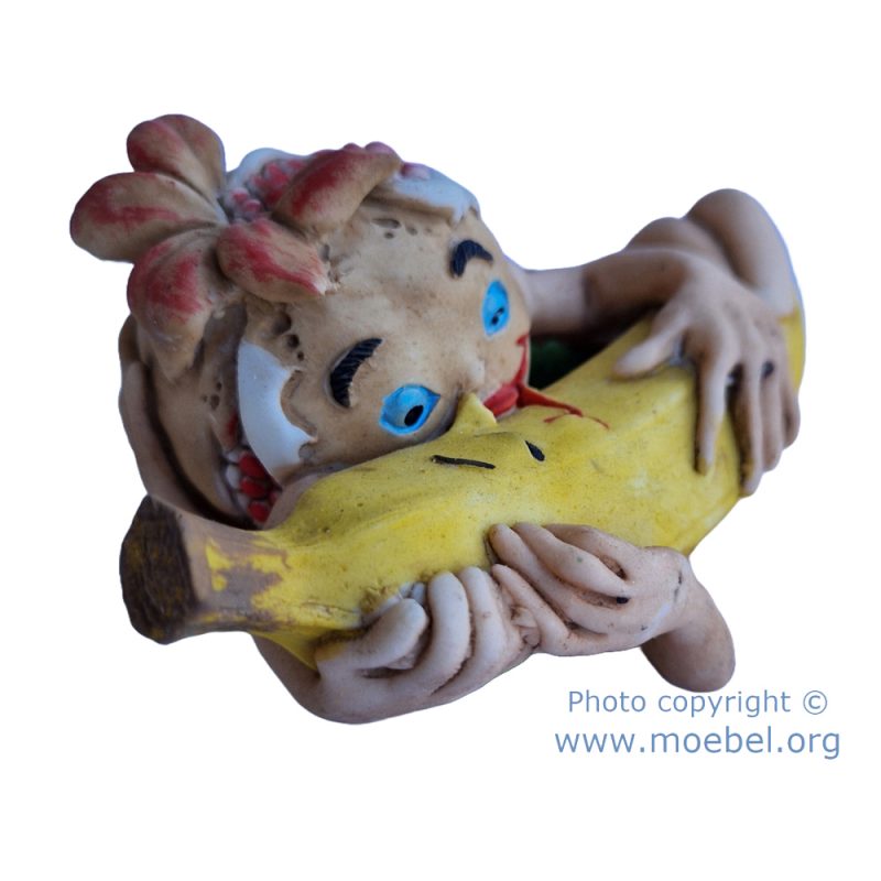 Paar a151-03 mit Banane, Coppia, Couple with banana