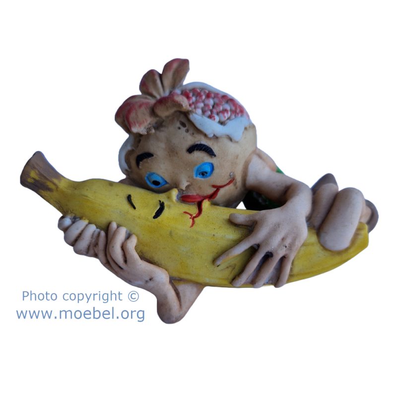 Paar a151-03 mit Banane, Coppia, Couple with banana