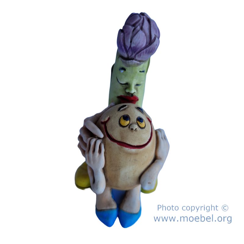 Paar a152-06 Lauch und Kartoffel, coppia porro patata, couple leek potato
