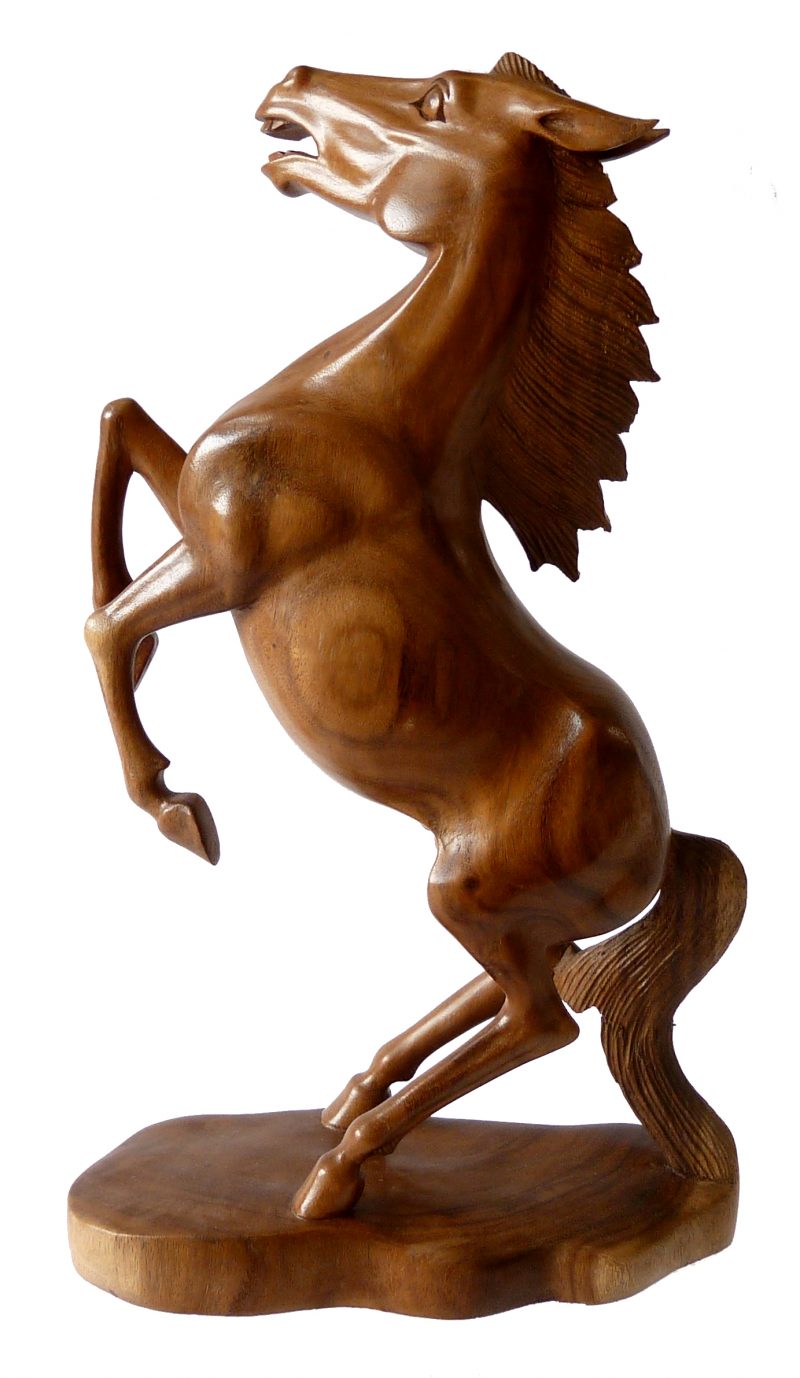 Pferd aus Holz, 50x30cm, PF1120922