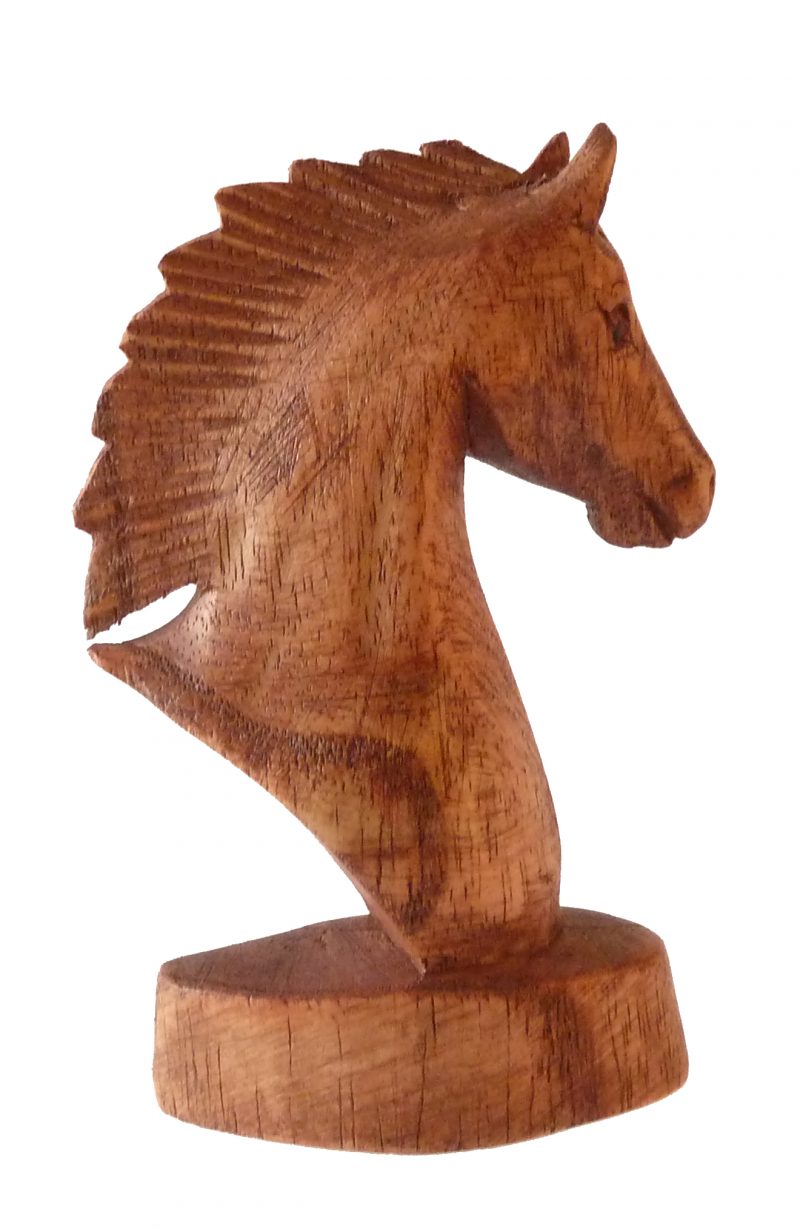 Pferd aus Holz, 10cm, PF1080040