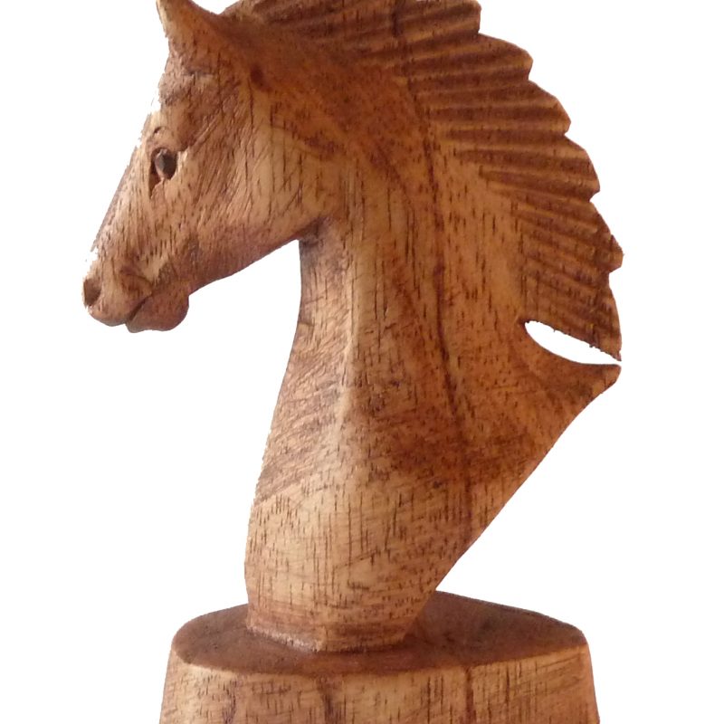 Pferd aus Holz, 10cm, PF1080040