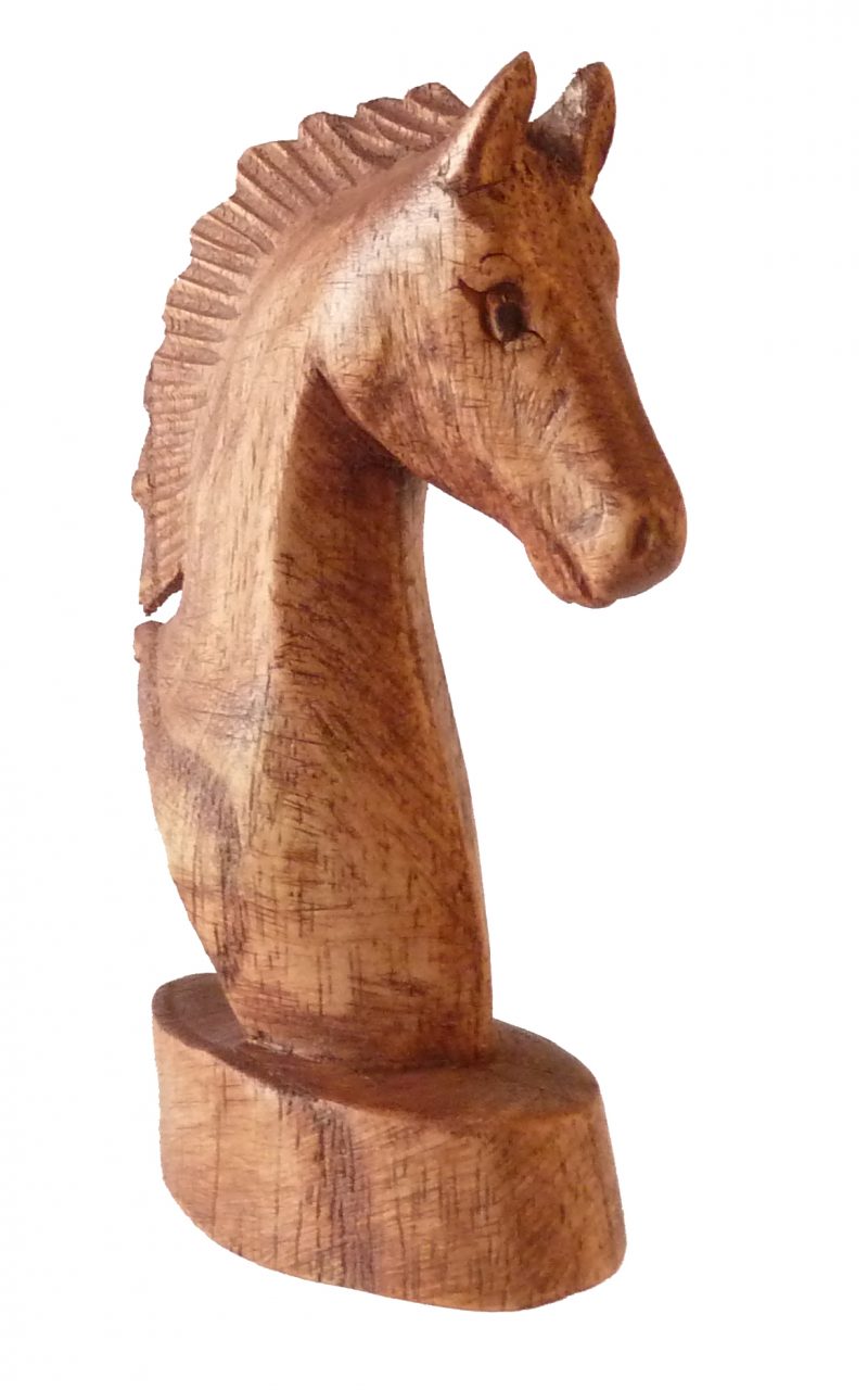 Pferd aus Holz, 10cm, PF1080040