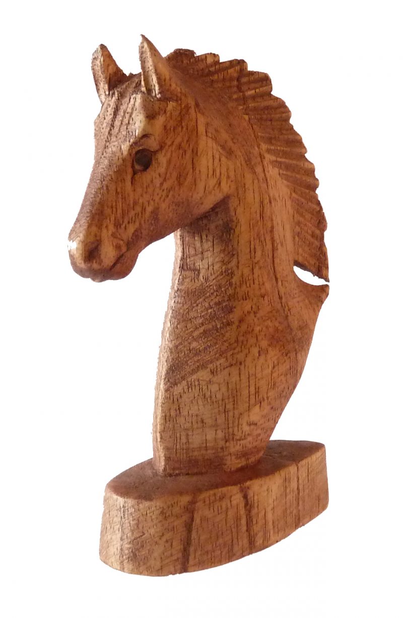 Pferd aus Holz, 10cm, PF1080040