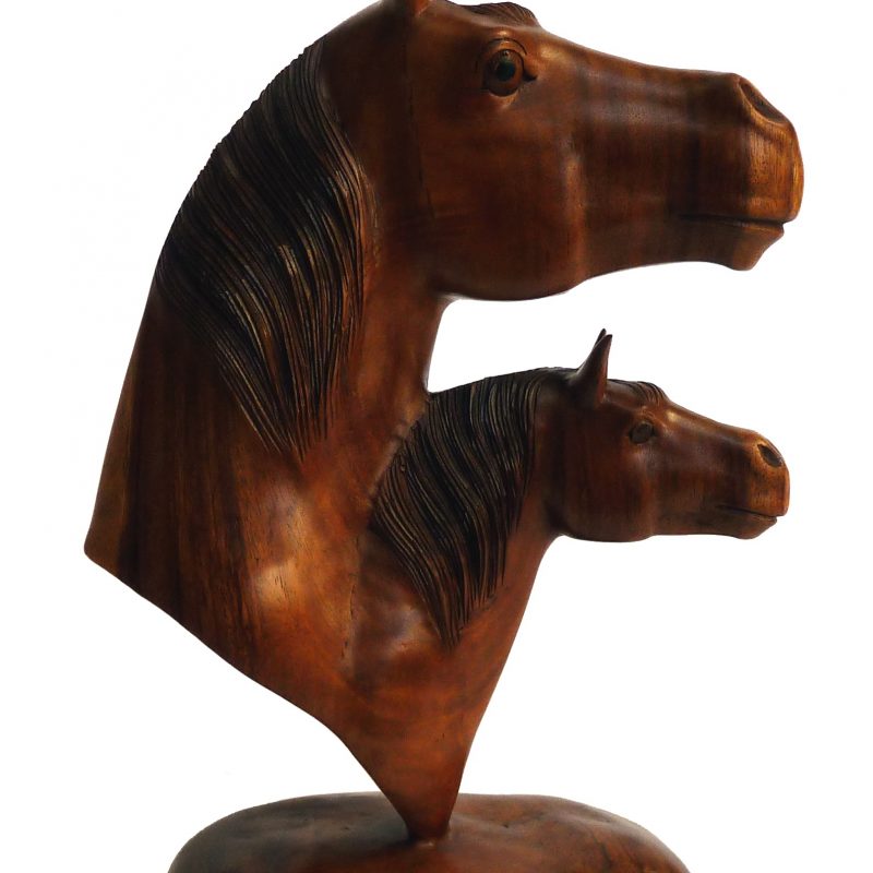 Pferdekopf doppelt, 40cm, Pferd Nr. P1080911