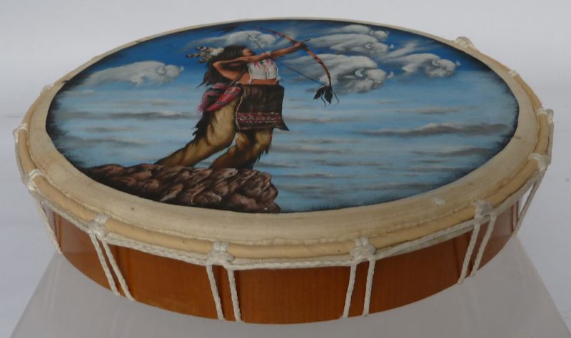 Schamanische Trommeln, flache Trommeln (Flat Drums), Rahmentrommeln