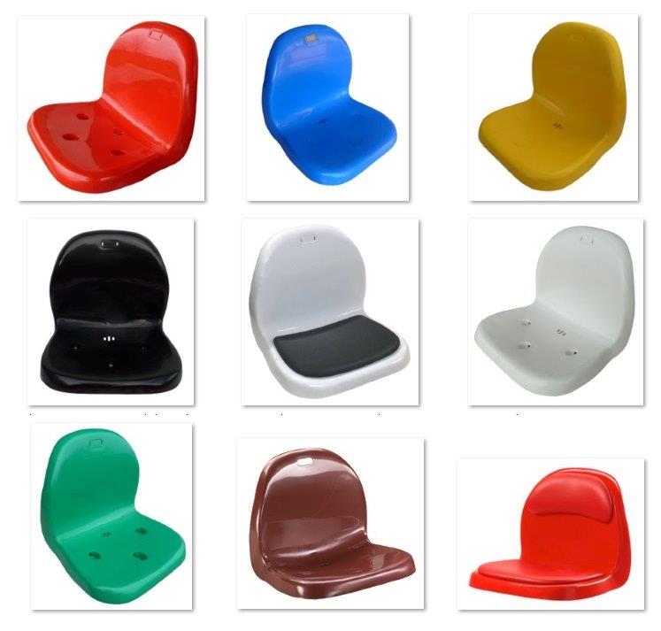 Stadionsitze "BeriOme", Farben (bei größeren Mengen sind auch andere Farben möglich)