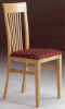 gepolsterter Stuhl - Sessel aus Holz mit Polsterung